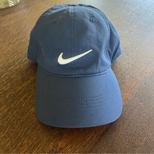 Nike Navy legacy dri fit golf Cap with White swoosh